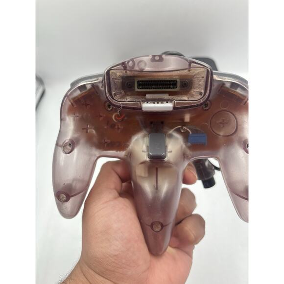 Nintendo 64 N64 Console Bundle w/ OEM Atomic Purple Controller- Tested - Picture 4 of 15